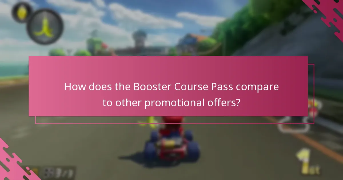 How does the Booster Course Pass compare to other promotional offers?