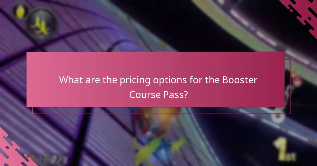 What are the pricing options for the Booster Course Pass?