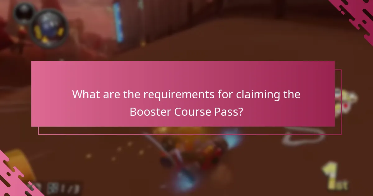 What are the requirements for claiming the Booster Course Pass?