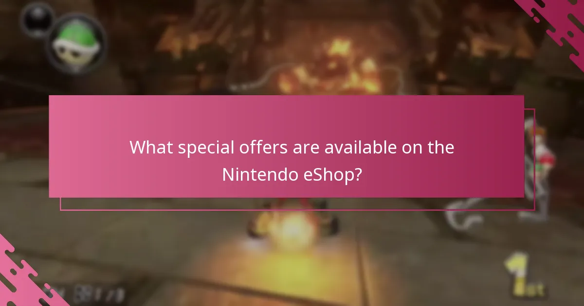 What special offers are available on the Nintendo eShop?