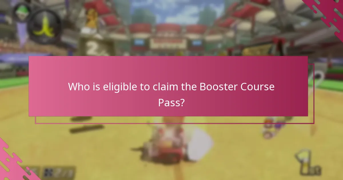 Who is eligible to claim the Booster Course Pass?