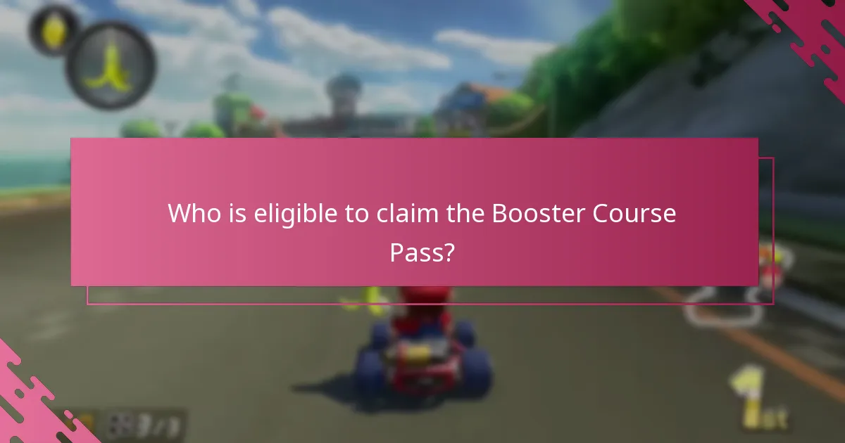 Who is eligible to claim the Booster Course Pass?